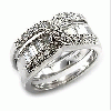 2011 newest silver zircon ring 