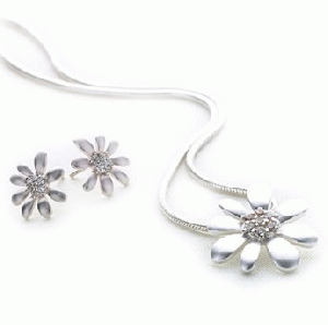 925 sterling silver pendant earring 