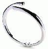 simple style silver bangle