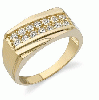 elegant 18k yellow gold ring for men 